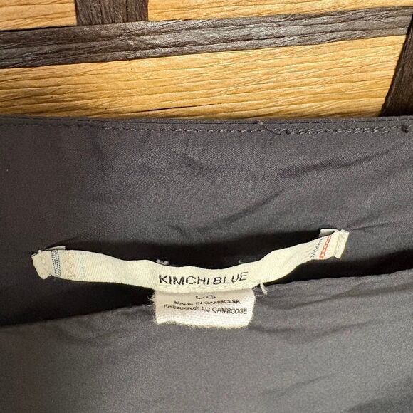 Kimchi Blue Black Monet Mini Dress Size Large - Picture 7 of 9